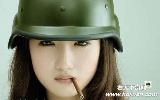 真人演绎美少女版QQ表情 可爱顽皮受热捧(组图)